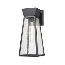 Artcraft AC8861BK - Lucian Collection 1-Light 17&#34; Outdoor Wall Light Black