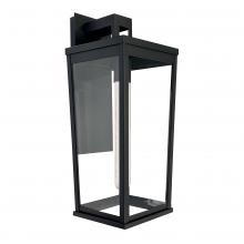 Artcraft AC8881BK - Elmgrove-1-Light Outdoor Wall Light-7.5&#34;-Black