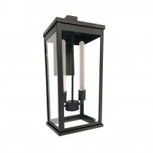 Artcraft AC8882BK - Elmgrove-2-Light Outdoor Wall Light-10&#34;-Black