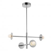  CH15504-CH-UNV - Elixir 22-in Chrome LED Chandelier