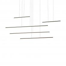  MP14960-BK-UNV-010 - Chute Motion 60-in Black LED Multi Pendant