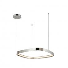 Kuzco Lighting Inc PD78019-PN - Yukon 19-in Polished Nickel LED Pendant