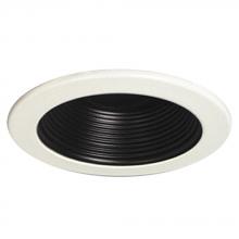 Galaxy Lighting 401BLK - 4&#34; Low / Line Voltage Step Baffle - Black