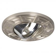 Galaxy Lighting 638BN/CH - 3&#34; Low / Line Voltage Decorative Gimbal Ring - Brushed Nickel / Chrome