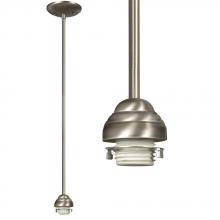 Galaxy Lighting 811850PT-H - Mini Pendant Holder w/ 6&#34;,12&#34;,18&#34; Extension Rods - Pewter