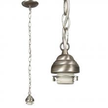 Galaxy Lighting 811851PT-H - Mini Pendant Holder w/ 36&#34; Chain - Pewter