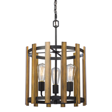 Galaxy Lighting 922781BK/WD - PENDANT BK/WD