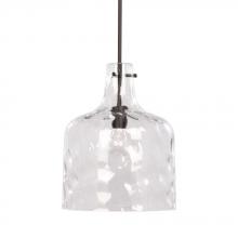 Galaxy Lighting 926384BK - 1L Mini-Pendant BK with 6&#34;,12&#34; & 18&#34; Ext. Rods and Swivel