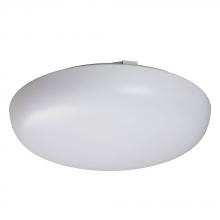  L931454WH016A1 - LED Flush Mount Ceiling Light / Round Cloud Light - in White finish with White Acrylic Lens (Fluores