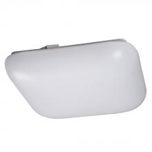  L941111WH010A1 - LED Flush Mount Ceiling Light / Square Cloud Light - in White finish with White Acrylic Lens (Fluore