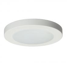 Galaxy Lighting L646030WH - 6&#34; LED Slimline Surface Mount - in White finish with Polycarbonate Lens (AC LED, Dimmable, 3000K