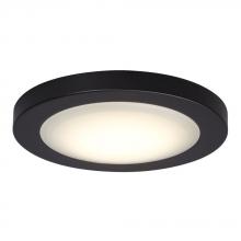 Galaxy Lighting L646130BK - 7.5&#34; LED Slimline Surface Mount - in Black finish with Polycarbonate Lens (AC LED, Dimmable, 300