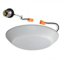 Galaxy Lighting RL-C561WH - 5&#34;/6&#34; AC LED Surface or Recessed Disk Light - in White Finish, Dimmable