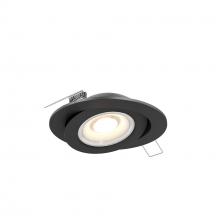 Dals FGM6-CC-V-BK - Multi CCT Flat LED Recessed Gimbal - universal 120V-347V, 0-10V dimming