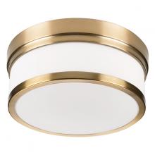 Russell Lighting 358-412/SG - Selene Flush Mount Soft Gold