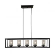 Russell Lighting 411-641/ST/BLK - Heartland Chandeliers Black