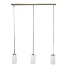 Russell Lighting 429-713/ST/BCH - Iris Pendants Brushed Chrome