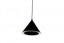 Russell Lighting PD1191/BK - Trulli - LED Cone shaped Pendant in Black