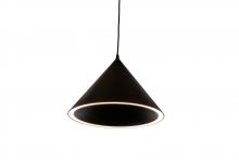 Russell Lighting PD1192/BK - Trulli - LED Cone shaped Pendant in Black