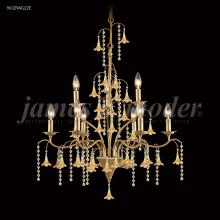 James R Moder 96329S2ME - Murano Collection 9 Arm Chandelier