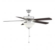 Savoy House Meridian M2018BNRV - 52&#34; 2-Light Ceiling Fan in Brushed Nickel