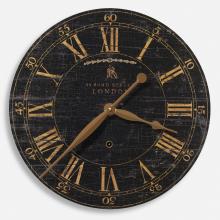 Uttermost 06029 - Bond Street 18&#34; Black Wall Clock