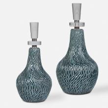 Uttermost 17842 - Almera Dark Teal Bottles, S/2