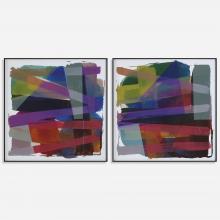 Uttermost 41449 - Vivacious Abstract Framed Prints, Set/2