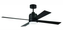 Craftmade MCY52FB4 - 52&#34; McCoy 4-Blade in Flat Black w/ Flat Black Blades