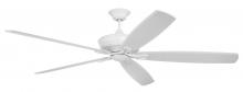 Craftmade SNT72MWW5 - 72&#34; Santori Indoor/Outdoor (Damp) in Matte White w/ White Blades