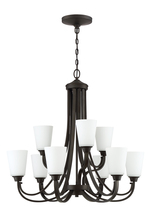 Craftmade 41929-ESP - Grace 9 Light Chandelier in Espresso