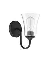  50401-FB - Gwyneth 1 Light Wall Sconce in Flat Black