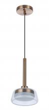  55190-SB-LED - Centric 7.5" LED Pendant in Satin Brass