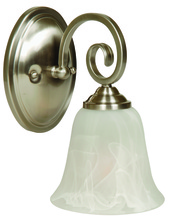 Craftmade 7105BNK1 - Cecilia 1 Light Wall Sconce in Brushed Polished Nickel