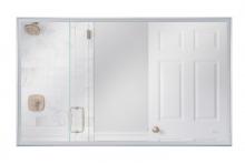 Craftmade MIR6002RT-BNK3C - 60&#34; x 36&#34; Rectangle Brushed Polished Nickel Framed LED Mirror