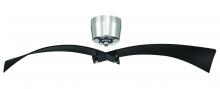 Craftmade TRN52FBPLN2 - 52&#34; Tern in Flat Black/Polished Nickel w/ Flat Black Blades