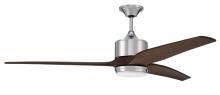 Craftmade MOB60CH3 - 60&#34; Mobi  in Chrome w/ Walnut Blades