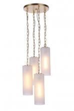 Craftmade 57994-SNG - Myos 4 Light Pendant in Sunset Gold