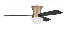 Craftmade DBK52SB3 - 52&#34; Daybreak in Satin Brass w/ Flat Black/Black Walnut Blades