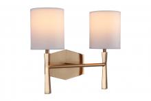  16014SB2 - Chatham 2 Light Vanity in Satin Brass