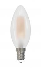 Craftmade 9694 - 3.74&#34; M.O.L. Frost LED C11, E12, 2.5W, Dimmable, 3000K