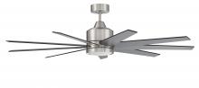 Craftmade CHP60BNK9 - 60&#34; Champion  in Brushed Polished Nickel w/ Brushed Nickel/Flat Black Blades