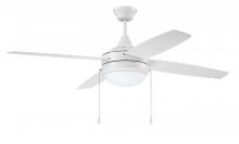 Craftmade EPHA52W4 - 52&#34; Phaze Energy Star 4 in White w/ White Blades