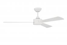 Craftmade PRV52MWW3 - 52&#34; Provision Indoor/Outdoor (Damp) in Matte White w/ White Blades