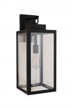 Craftmade ZA6824-TB - Marin 1 Light 20.63&#34; Outdoor Wall Lantern in Textured Black