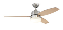 Craftmade BEL52BNK3-LED - 52&#34; Beltre in Brushed Polished Nickel w/ Brushed Nickel/Maple Blades