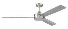 Craftmade INS62BNK3 - 62&#34; Inspo Indoor Fan in Brushed Polished Nickel w/ Brushed Nickel Blades