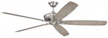 Craftmade SNT72BNK5 - 72&#34; Santori in Brushed Polished Nickel w/ Coffee Blades