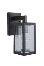  Z4504-MN-SC - Deka 1 Light Small Outdoor Wall Lantern in Midnight