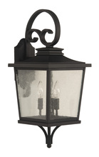  ZA2914-TB - Tillman 3 Light Medium Outdoor Wall Lantern in Textured Black